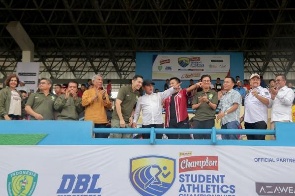 Pembukaan Kejuaraan Atletik Pelajar Sumut, Sekjen PB PASI dan Direktur DBL Apresiasi Gubernur Soal Atletik